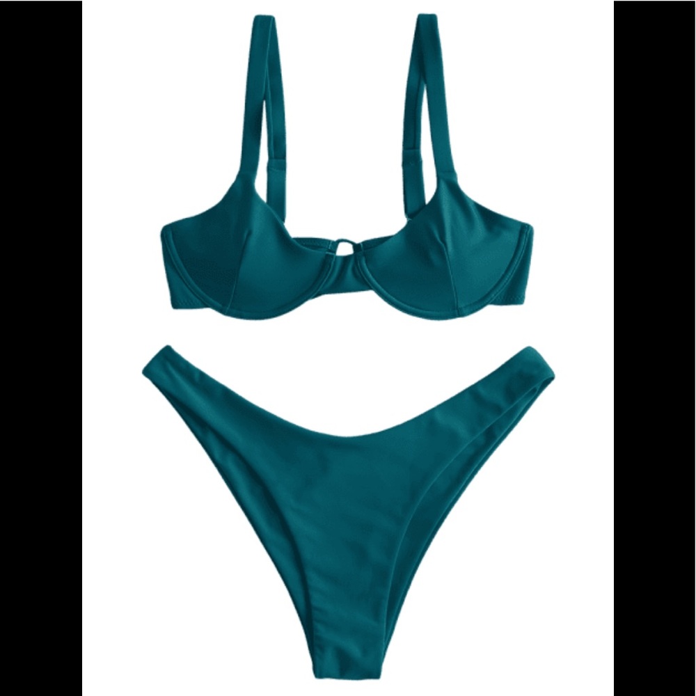 Tie Bikini Set with Underwire